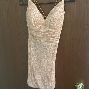 orange homecoming dress